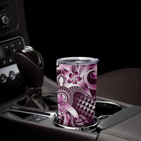 Aloha Pink Tribal Honu Tattoo Tumbler Cup