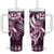 Aloha Pink Tribal Honu Tattoo Tumbler With Handle