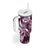 Aloha Pink Tribal Honu Tattoo Tumbler With Handle