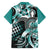 Aloha Turquoise Tribal Honu Tattoo Hawaiian Shirt