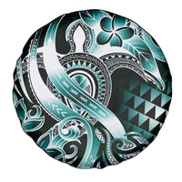 Aloha Turquoise Tribal Honu Tattoo Spare Tire Cover