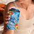 Personalised Kosrae States Humpback Whale 4 in 1 Can Cooler Tumbler Polynesian Tropical Flowers