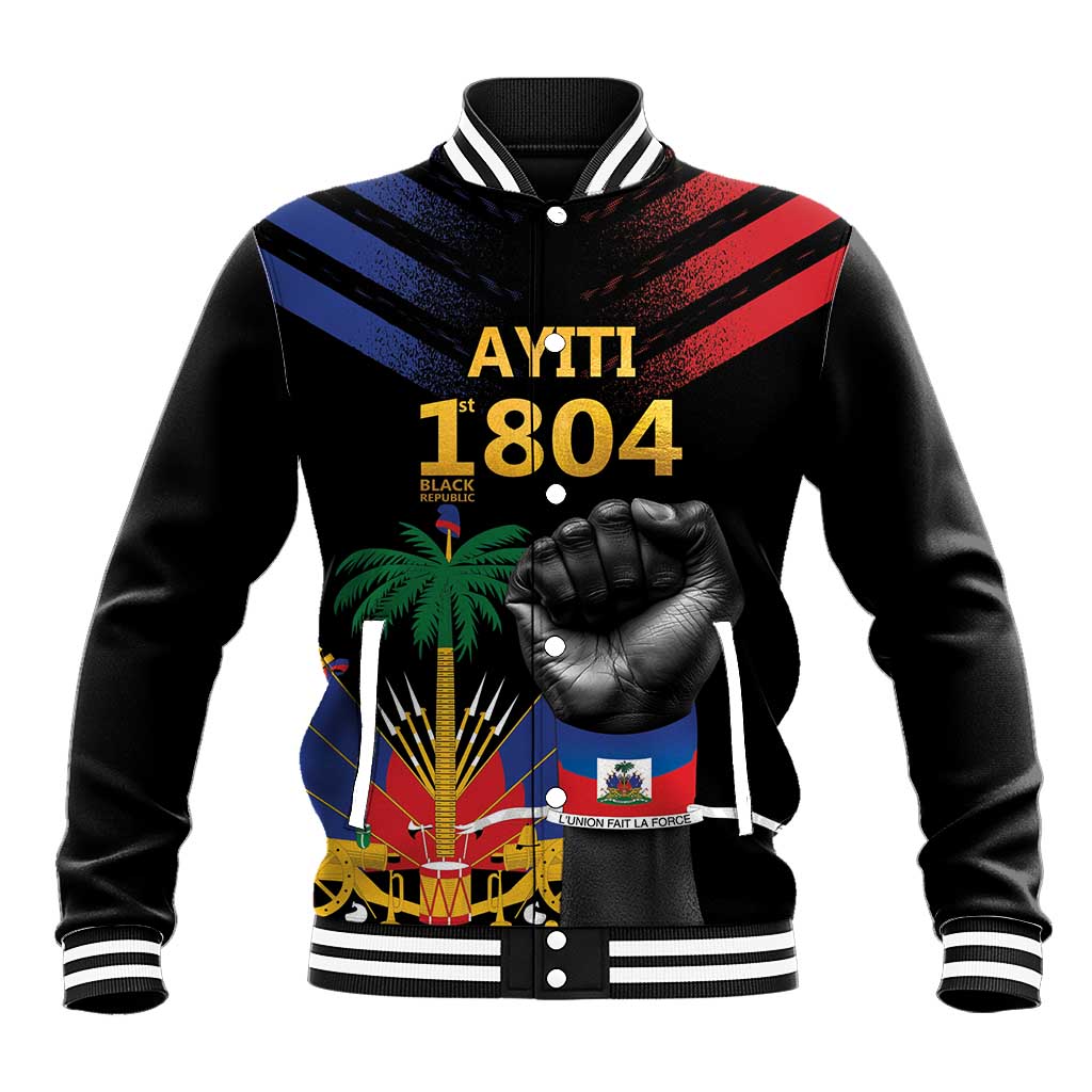 Haiti Independence Day Baseball Jacket The First Black Republic Since 1804