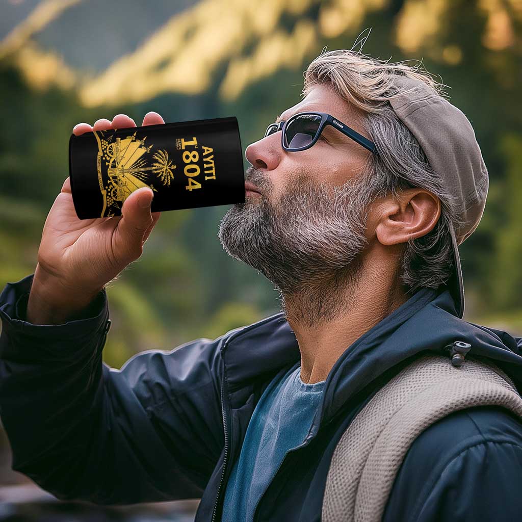 Haiti Independence Day 4 in 1 Can Cooler Tumbler The First Black Republic Since 1804