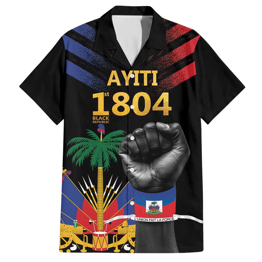 Haiti Independence Day Family Matching Tank Maxi Dress and Hawaiian Shirt The First Black Republic Since 1804
