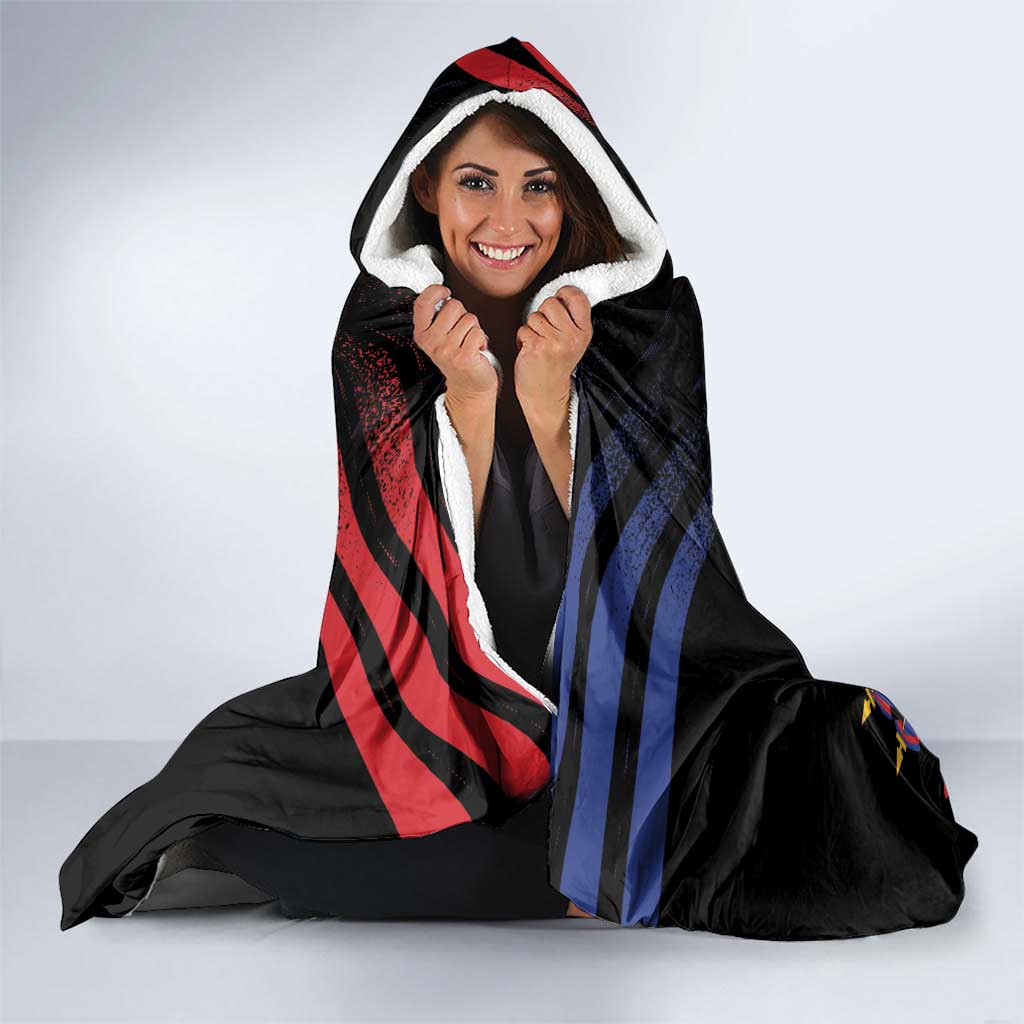 Haiti Independence Day Hooded Blanket The First Black Republic Since 1804