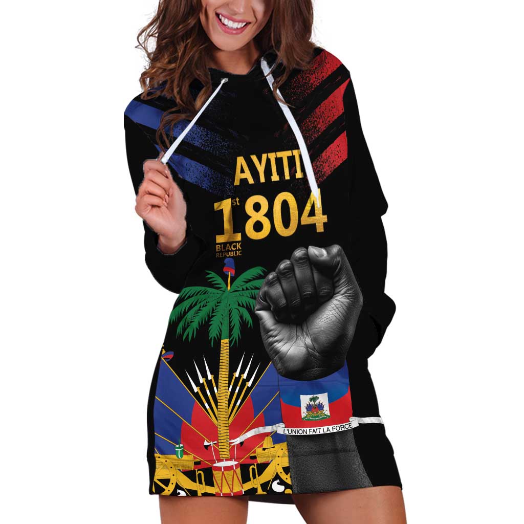 Haiti Independence Day Hoodie Dress The First Black Republic Since 1804