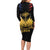 Haiti Independence Day Long Sleeve Bodycon Dress The First Black Republic Since 1804