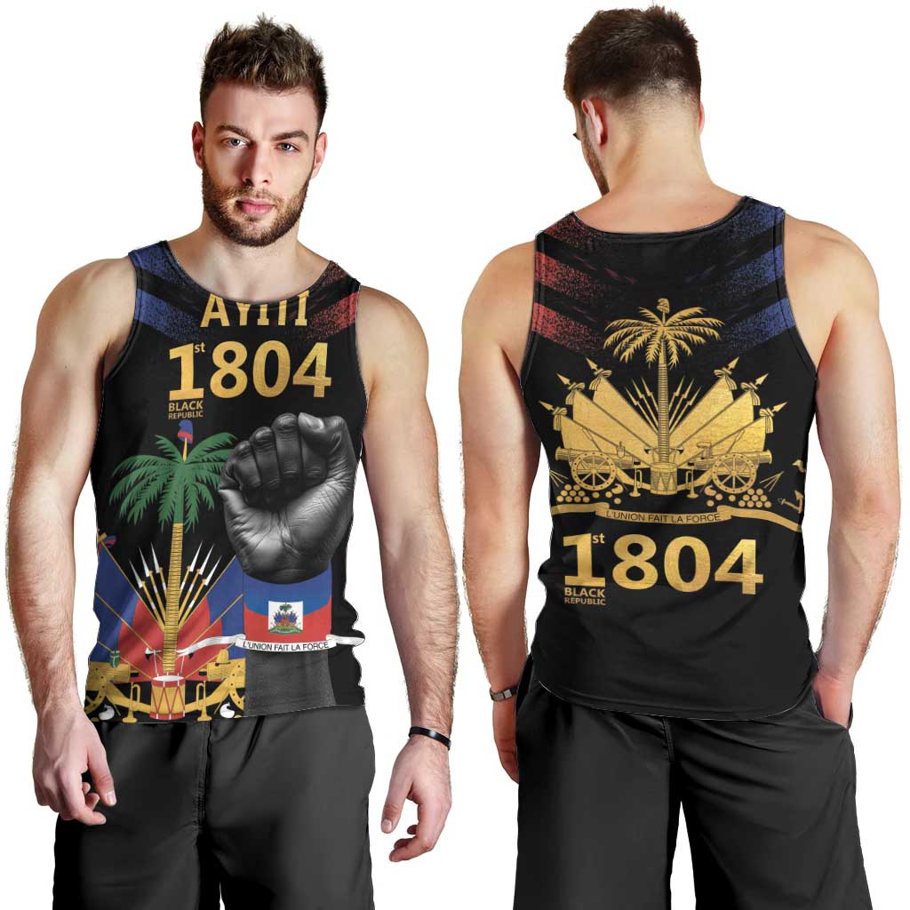 Haiti Independence Day Men Tank Top The First Black Republic Since 1804