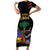 Haiti Independence Day Short Sleeve Bodycon Dress The First Black Republic Since 1804