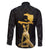 Haitian Negre Marron 1804 Family Matching Long Sleeve Bodycon Dress and Hawaiian Shirt Black Polynesian Pattern