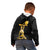 Haitian Negre Marron 1804 Kid Hoodie Black Polynesian Pattern