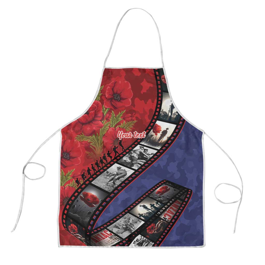 Personalised ANZAC Spirit 1915-2026 Filmstrip Tribute Apron Lest We Forget 25 April