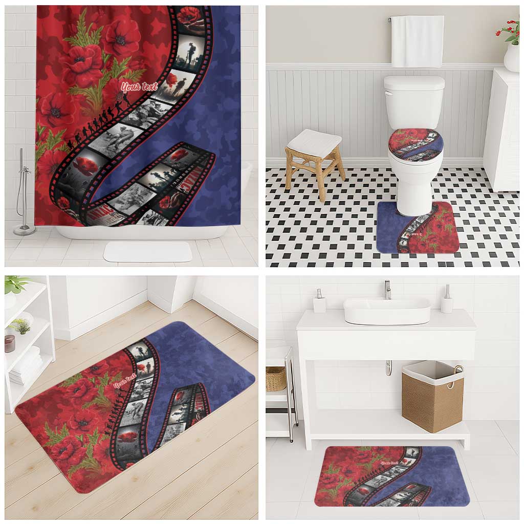 Personalised ANZAC Spirit 1915-2026 Filmstrip Tribute Bathroom Set Lest We Forget 25 April