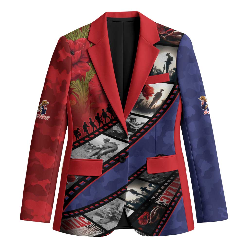 Personalised ANZAC Spirit 1915-2026 Filmstrip Tribute Blazer Lest We Forget 25 April