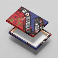 Personalised ANZAC Spirit 1915-2026 Filmstrip Tribute Canvas Wall Art Lest We Forget 25 April