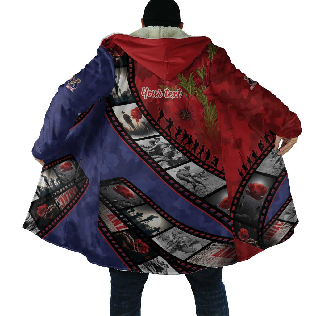 Personalised ANZAC Spirit 1915-2026 Filmstrip Tribute Cloak Lest We Forget 25 April