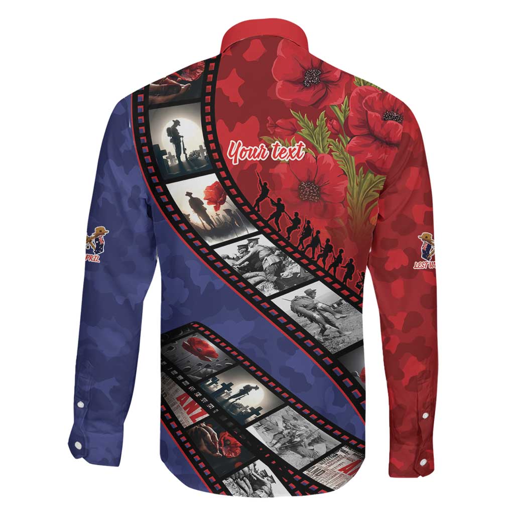 Personalised ANZAC Spirit 1915-2026 Filmstrip Tribute Family Matching Tank Maxi Dress and Hawaiian Shirt Lest We Forget 25 April LT9 - Polynesian Pride