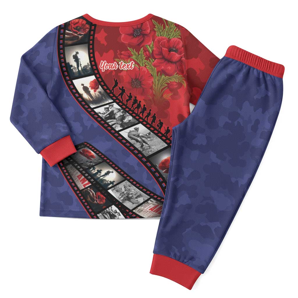 Personalised ANZAC Spirit 1915-2026 Filmstrip Tribute Pajama Set Lest We Forget 25 April