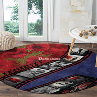 Personalised ANZAC Spirit 1915-2026 Filmstrip Tribute Round Carpet Lest We Forget 25 April