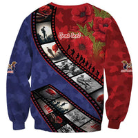 Personalised ANZAC Spirit 1915-2026 Filmstrip Tribute Sweatshirt Lest We Forget 25 April