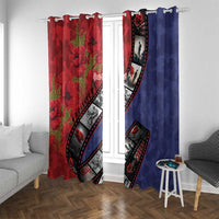 Personalised ANZAC Spirit 1915-2026 Filmstrip Tribute Window Curtain Lest We Forget 25 April