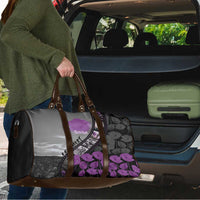 Personalised Remembering ANZAC Lest We Forget Travel Bag Vintage Film Frame Memorial Purple Poppy
