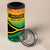 Hapi 44th Indipendens Dei Vanuatu 4 in 1 Can Cooler Tumbler Yumi 1980 with Vanuatuan Beach Landscape