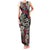 Personalized Japanese Kitsune Mask Family Matching Tank Maxi Dress and Hawaiian Shirt With Polynesian Arty Style
