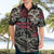 Personalized Japanese Kitsune Mask Hawaiian Shirt With Polynesian Arty Style