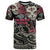 Personalized Japanese Kitsune Mask T Shirt With Polynesian Arty Style