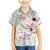 Personalized Japanese Shirasagi Bird Family Matching Mermaid Dress and Hawaiian Shirt Sakura and Hibiscus Polynesian Pattern
