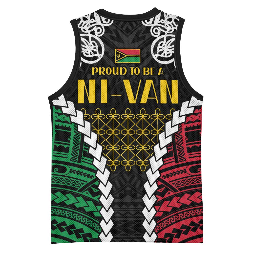 Halo Vanuatu Pride Basketball Jersey Vanuatuan Sand Drawing Pattern - Polynesian Pride