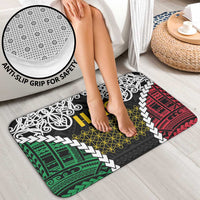 Halo Vanuatu Pride Bathroom Set Vanuatuan Sand Drawing Pattern - Polynesian Pride