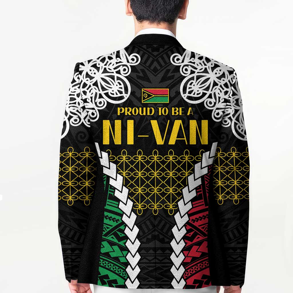 Halo Vanuatu Pride Blazer Vanuatuan Sand Drawing Pattern - Polynesian Pride