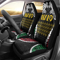 Halo Vanuatu Pride Car Seat Cover Vanuatuan Sand Drawing Pattern