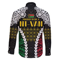Halo Vanuatu Pride Family Matching Long Sleeve Bodycon Dress and Hawaiian Shirt Vanuatuan Sand Drawing Pattern LT9 - Polynesian Pride