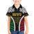 Halo Vanuatu Pride Family Matching Long Sleeve Bodycon Dress and Hawaiian Shirt Vanuatuan Sand Drawing Pattern