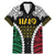 Halo Vanuatu Pride Family Matching Mermaid Dress and Hawaiian Shirt Vanuatuan Sand Drawing Pattern