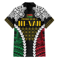 Halo Vanuatu Pride Family Matching Tank Maxi Dress and Hawaiian Shirt Vanuatuan Sand Drawing Pattern