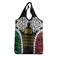 Halo Vanuatu Pride Grocery Bag Vanuatuan Sand Drawing Pattern