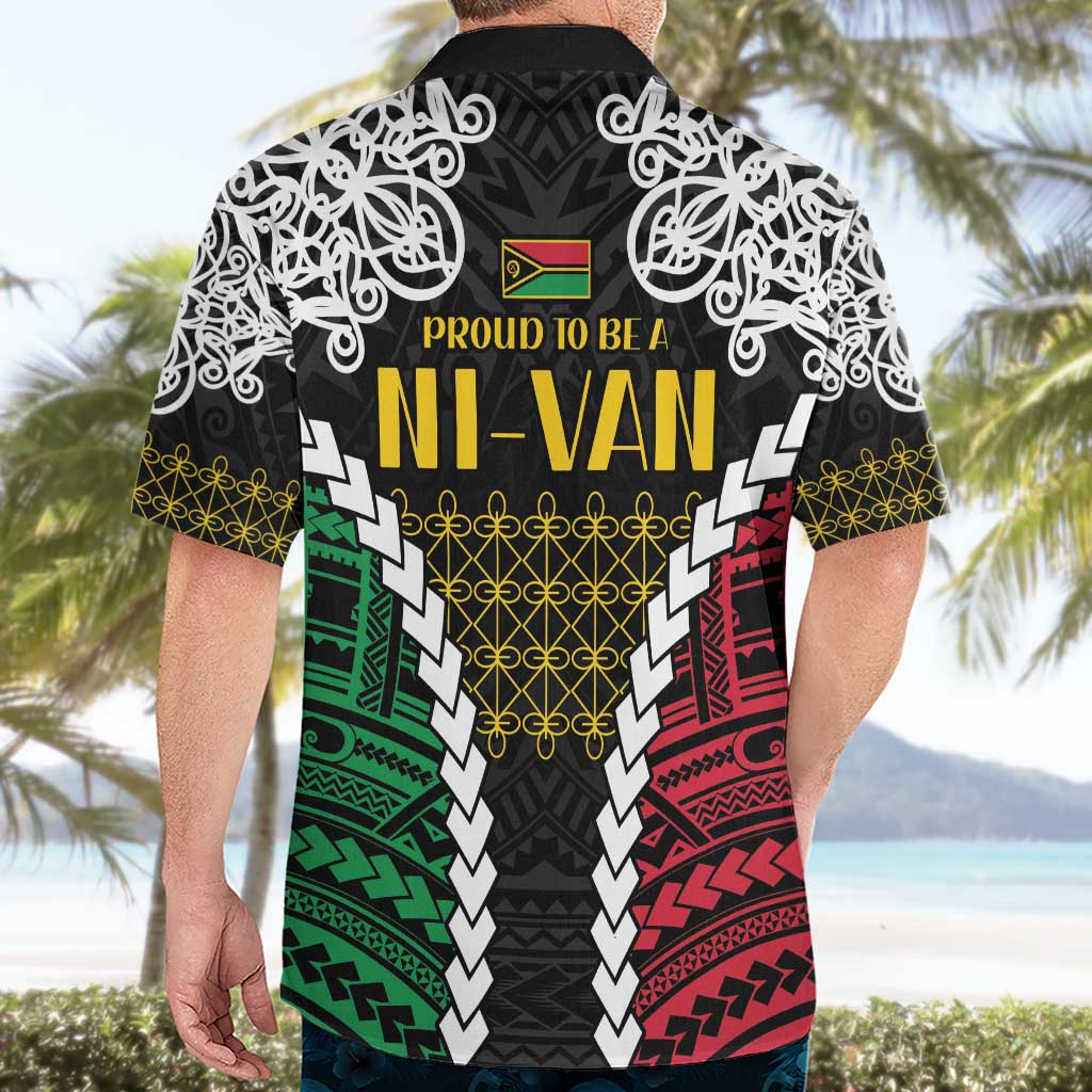 Halo Vanuatu Pride Hawaiian Shirt Vanuatuan Sand Drawing Pattern