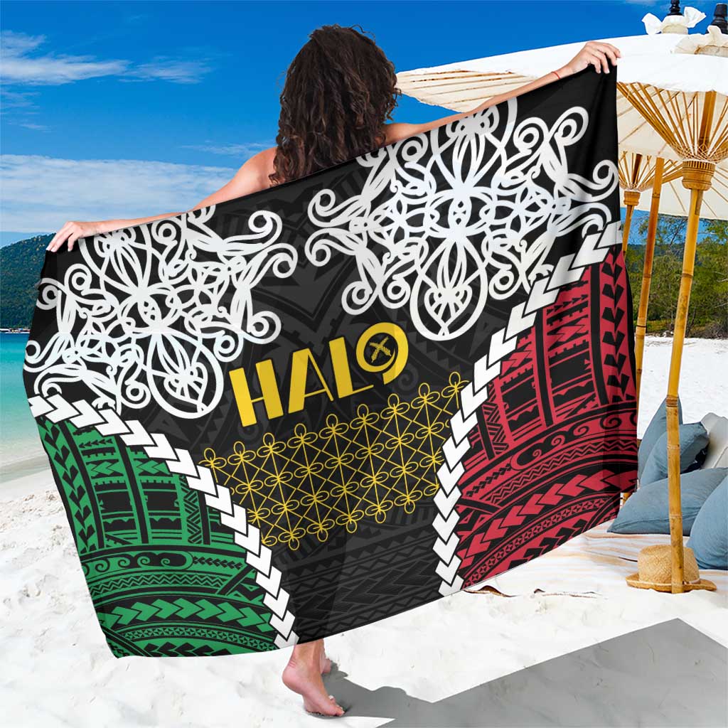 Halo Vanuatu Pride Sarong Vanuatuan Sand Drawing Pattern