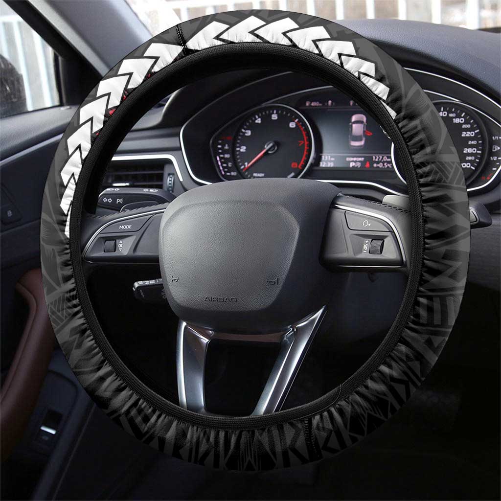 Halo Vanuatu Pride Steering Wheel Cover Vanuatuan Sand Drawing Pattern