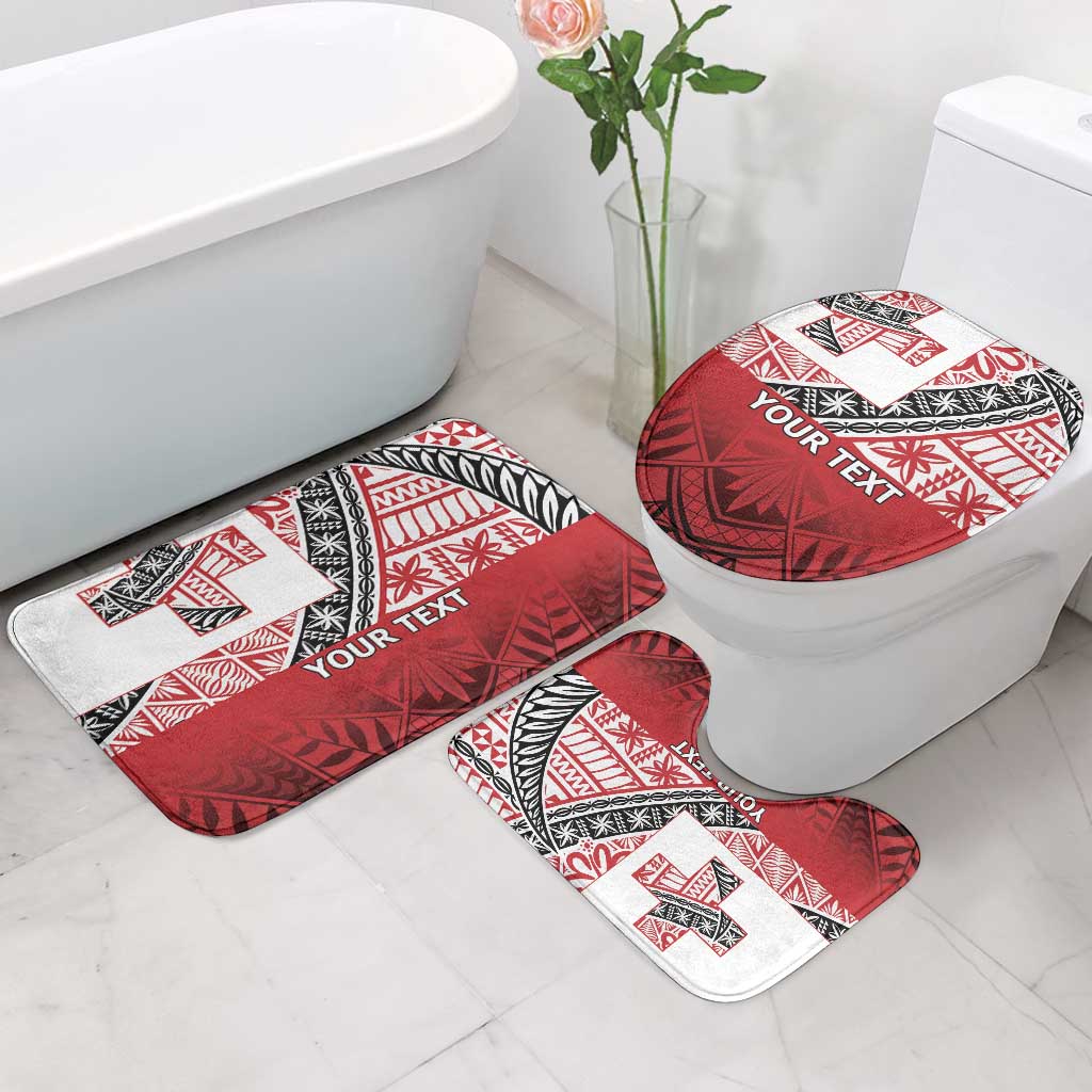 Malo e lelei Tonga Bathroom Set Ngatu Tokelau Feletoa Fata Traditional Polynesian Pattern - Polynesian Pride