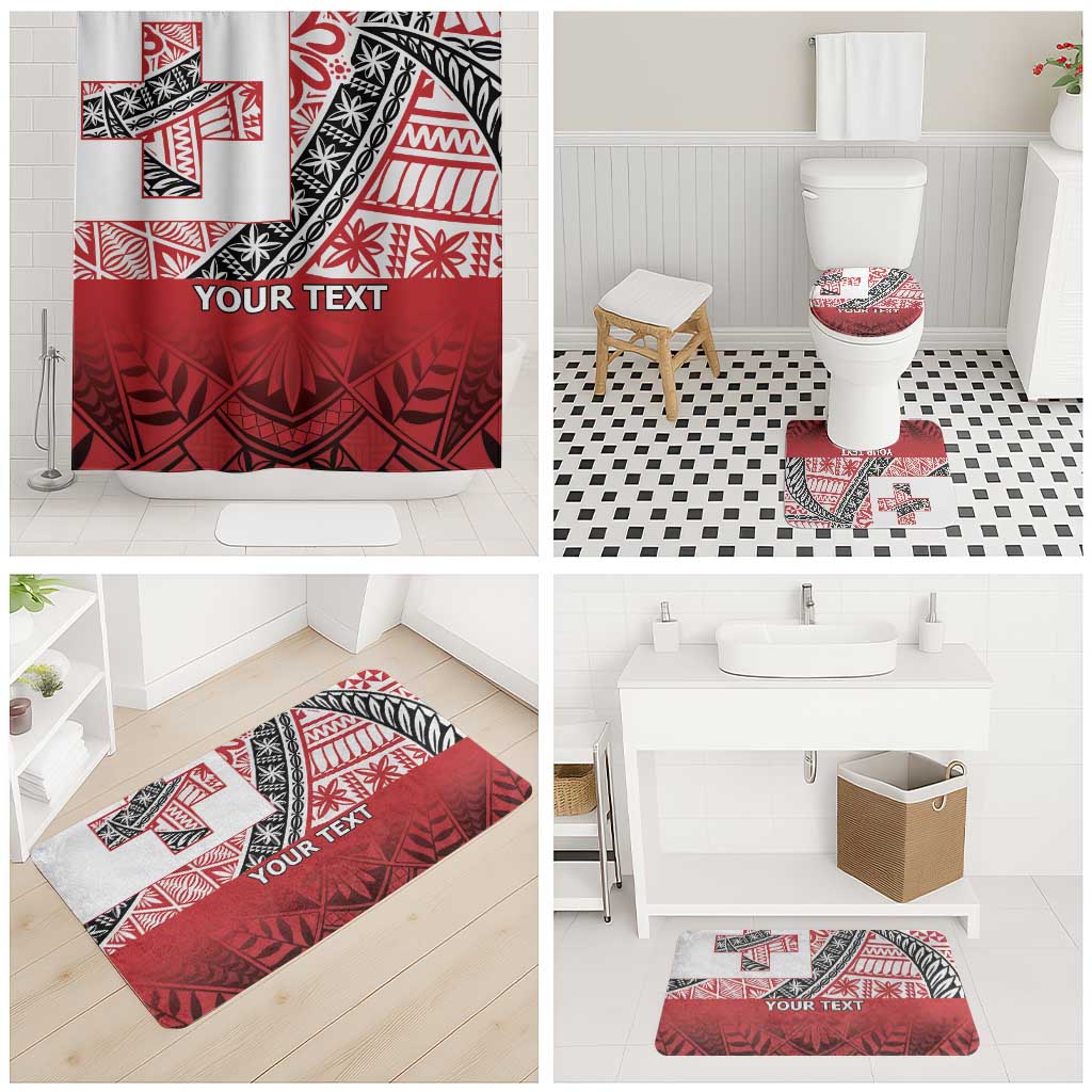 Malo e lelei Tonga Bathroom Set Ngatu Tokelau Feletoa Fata Traditional Polynesian Pattern - Polynesian Pride