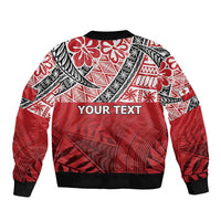 Malo e lelei Tonga Bomber Jacket Ngatu Tokelau Feletoa Fata Traditional Polynesian Pattern