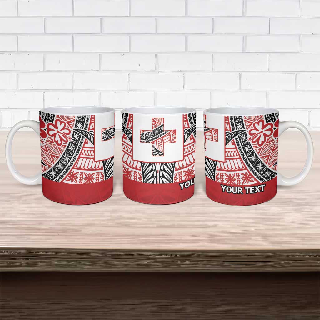 Malo e lelei Tonga Ceramic Mug Ngatu Tokelau Feletoa Fata Traditional Polynesian Pattern - Polynesian Pride