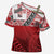 Malo e lelei Tonga Cross Shoulder Shirt Ngatu Tokelau Feletoa Fata Traditional Polynesian Pattern - Polynesian Pride