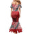 Malo e lelei Tonga Family Matching Mermaid Dress and Hawaiian Shirt Ngatu Tokelau Feletoa Fata Traditional Polynesian Pattern